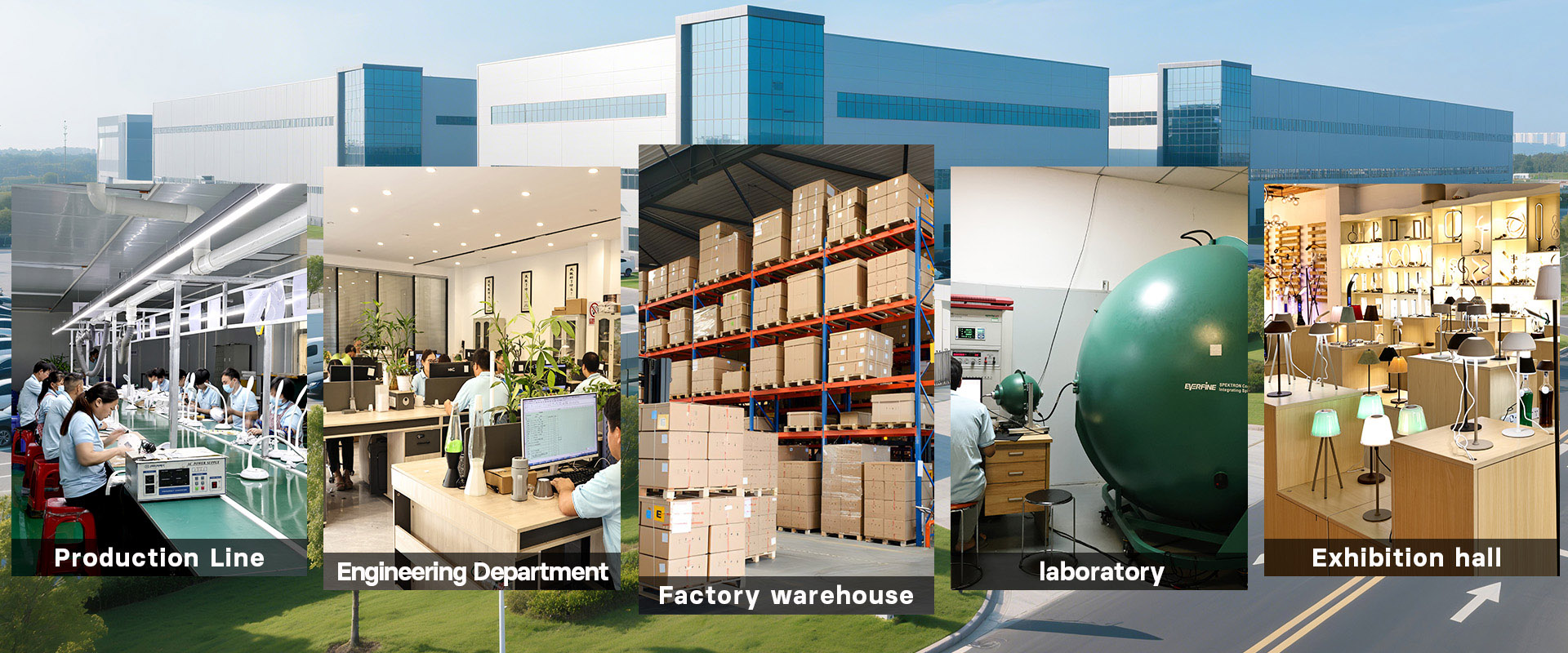 โรงงานโคมไฟหนีบ