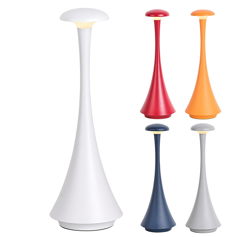 โคมไฟตั้งโต๊ะ LED ดีไซน์ใหม่พร้อมแบตเตอรี่แบบชาร์จไฟได้