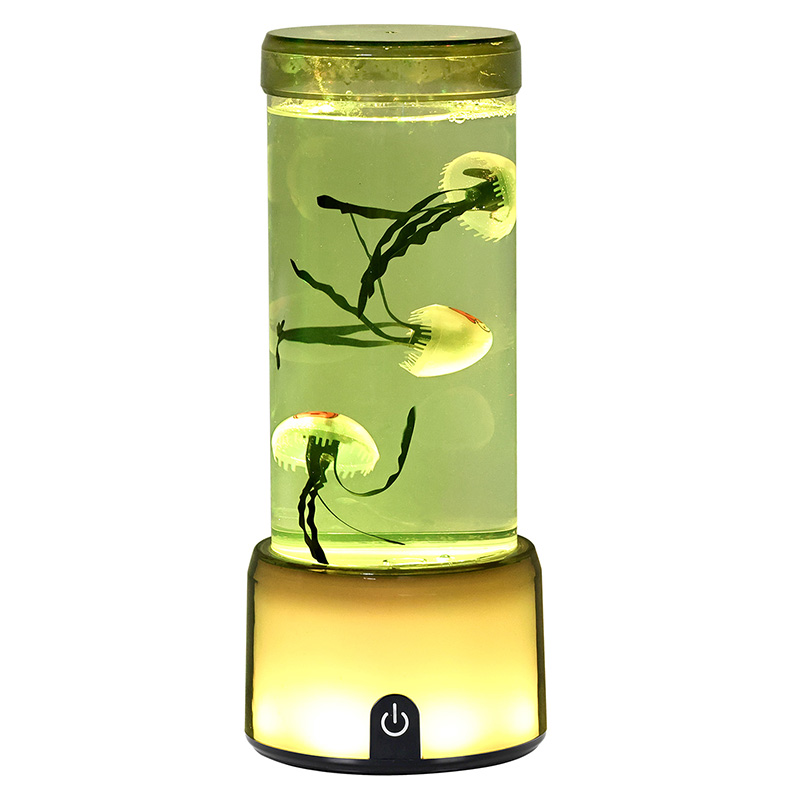 RGB LED โคมไฟแมงกะพรุนสีดำ