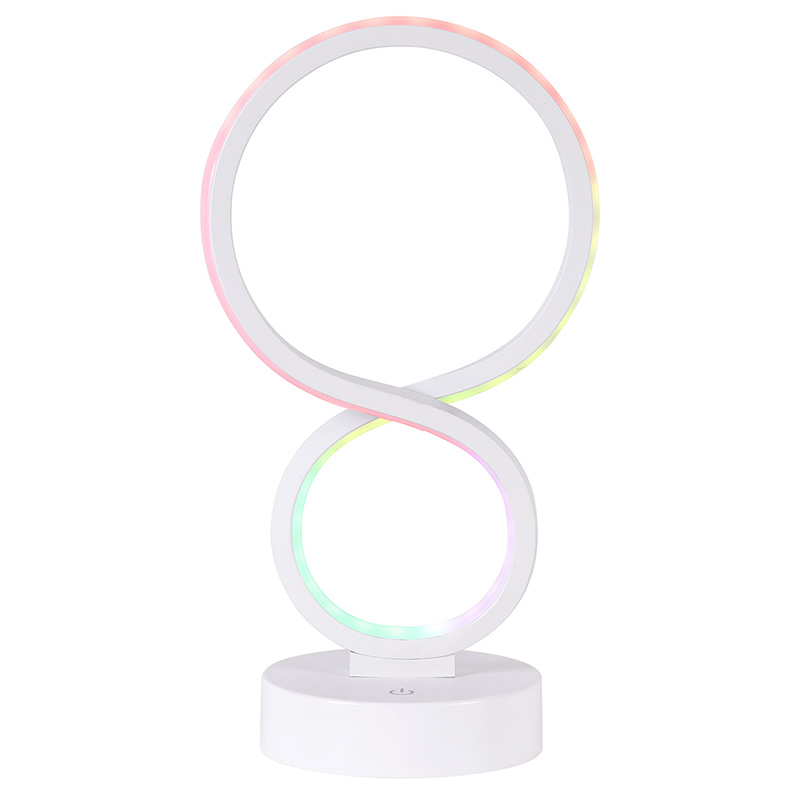 โคมไฟตั้งโต๊ะ LED RGB 8 เฉด